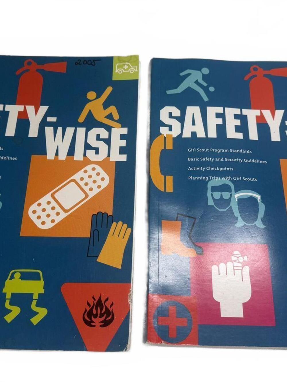 Girl Scouts Troop Safety-Wise Student Workbook Lot of 2 Safety Program Manuals